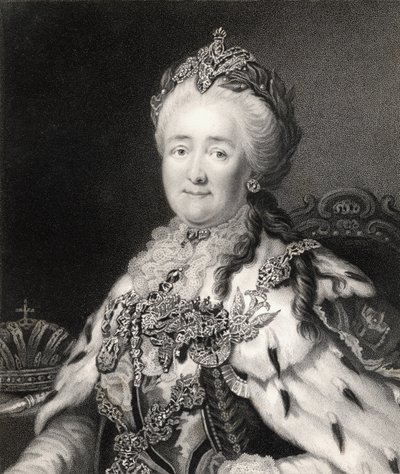 Catherine II (1729-96) de Russie, de 